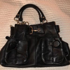 BODHI Black Leather handbag
